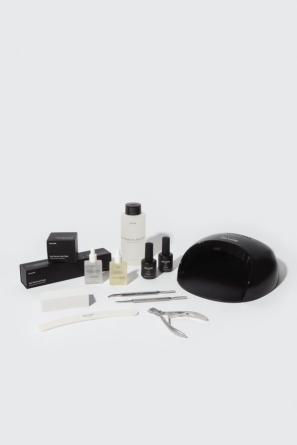 Professional nail set in luxury case.